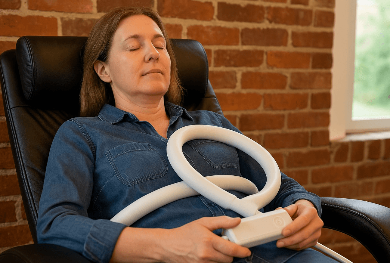 PEMF therapy session for people